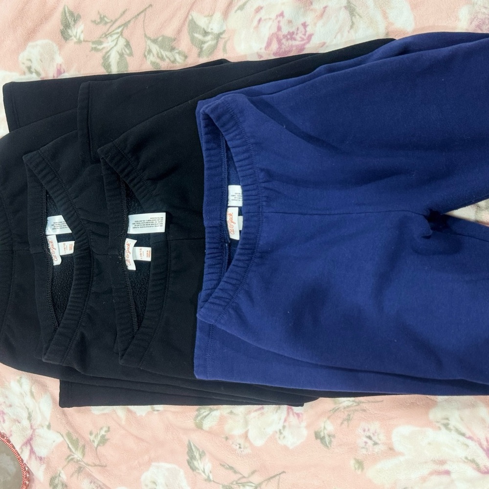 Cat & Jack Navy and Black Kids Pull-On Leggings